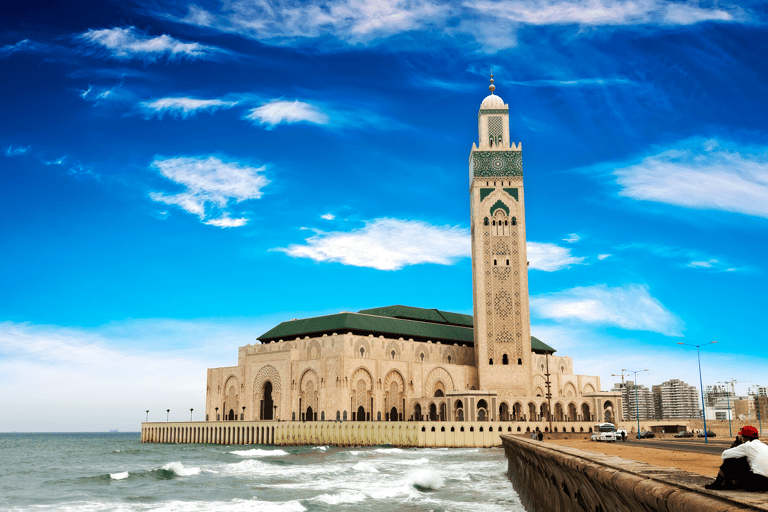 africa-morocco-casablanca-hassan-deux-mosque-ocean-blue-sky