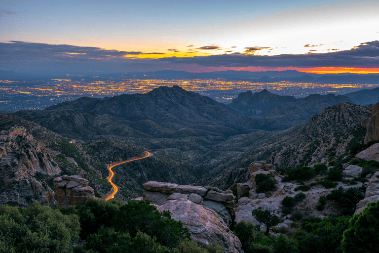 america-arizona-tucson-city-night-view