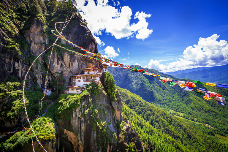 asia-bhutan-tiger-nest-blue-sky