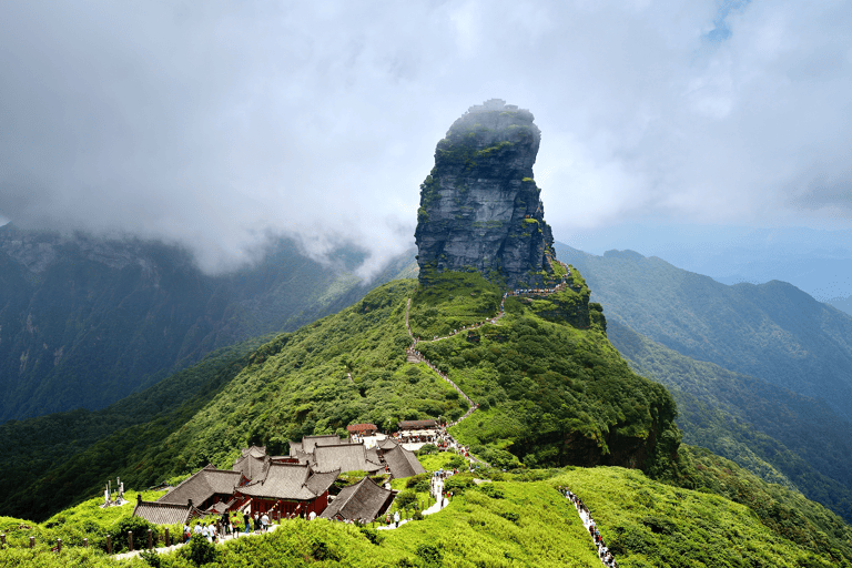 asia-china-fanjing-mountain-temple-nature