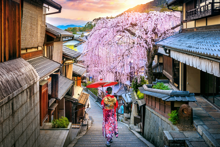 asia-japan-kyoto-traditional-street-female-in-kimono-red-umbrella