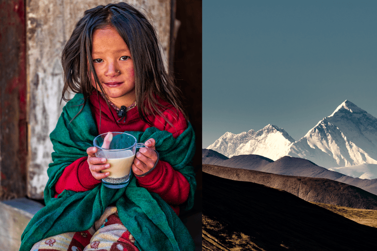 asia-nepal-tibet-girl-drinking-tea