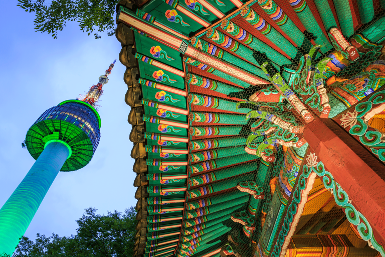 asia-south-korea-seoul-n-tower-traditional-pattern
