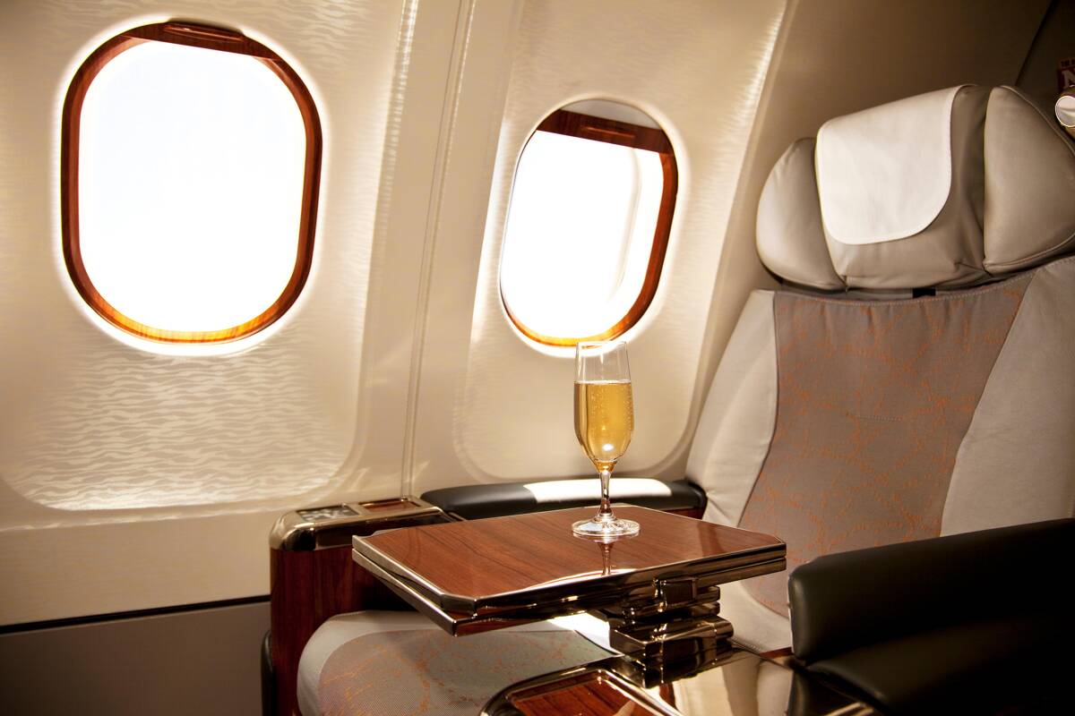 Travelling in Business Class