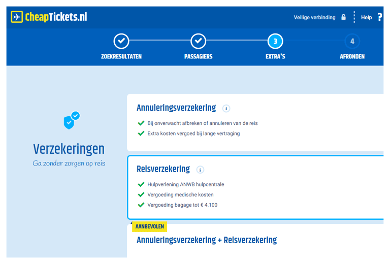 cheapticketsnl-insurances-screenshot