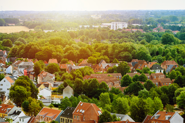 europe-denmark-odense-sunset-houses
