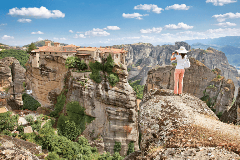 europe-greece-kalabaka-meteora-monastery-female-taking-photo