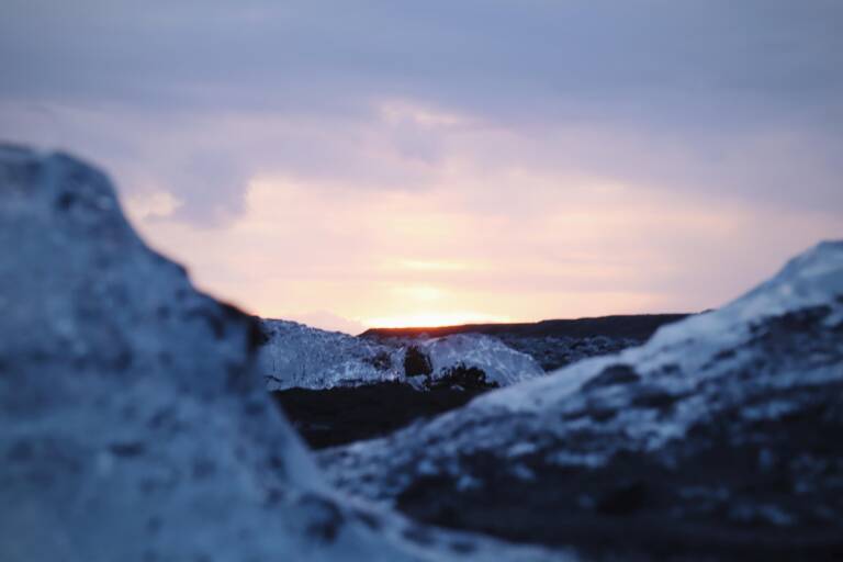 europe-iceland-reykjavik-diamond-beach-sunset
