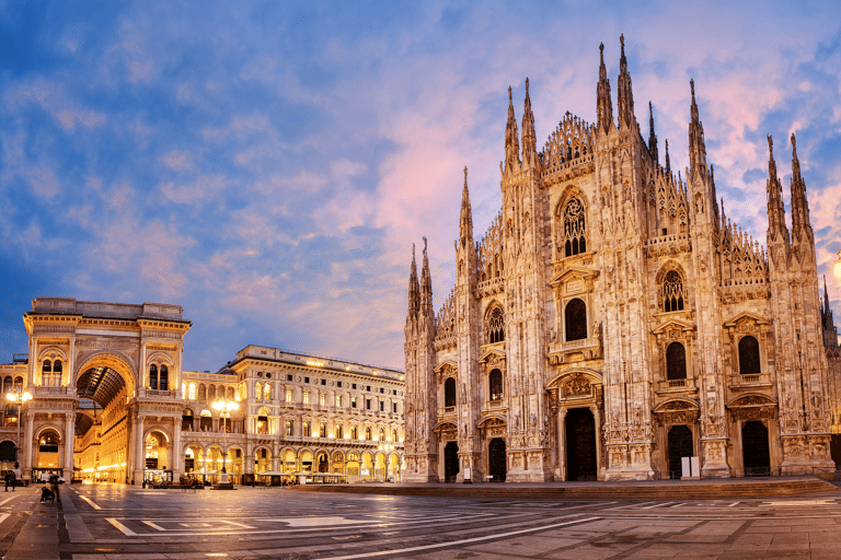 europe-italy-milan-duomo-plaza-cathedral-shopping-centre-sunset