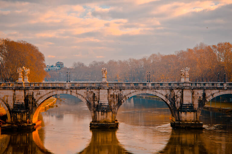europe-italy-rome-saint-angelo-bridge-autumn