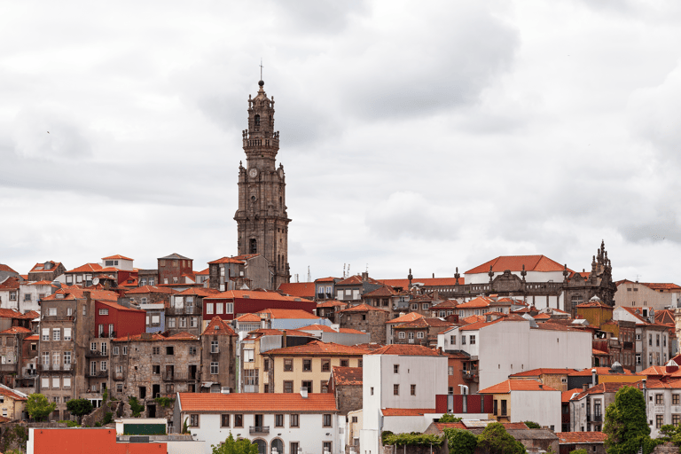 europe-porto-portugal-tower-clerigos-clouds