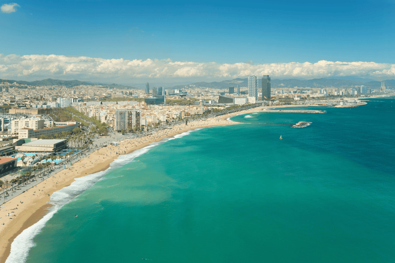 europe-spain-barcelona-barceloneta-beach-aerial