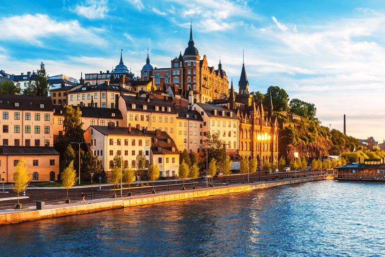 europe-sweden-stockholm-church-river-sunset