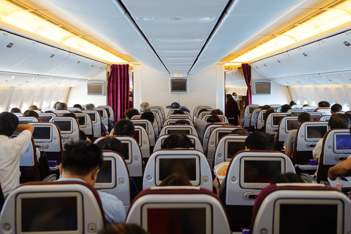 What is an overbooked flight?