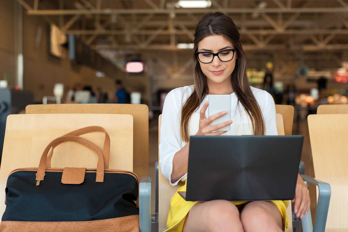 Altijd WiFi op de luchthaven