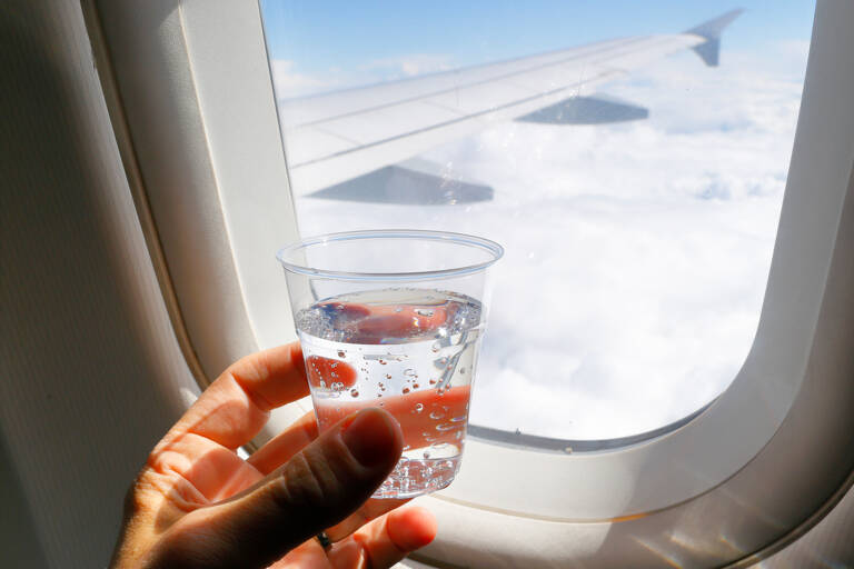 general-plane-drinking