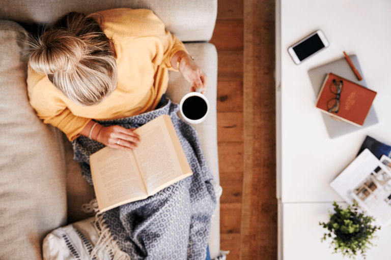 general-read-book-at-home