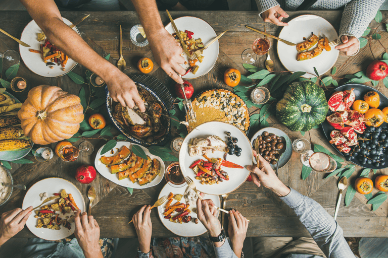 general-thanksgiving-table-food
