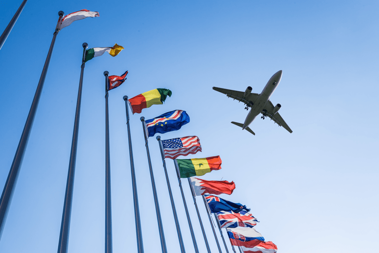 generic-airplane-flags-blue-sky