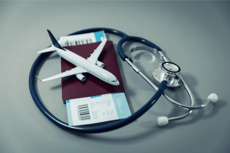 generic-airplane-toy-passport-boarding-pass-stethoscope