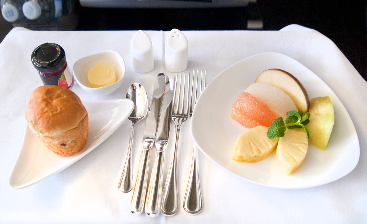 In-flight Meals on International Airlines