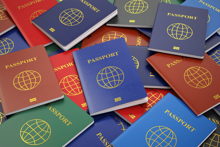 generic-passports-different-colors
