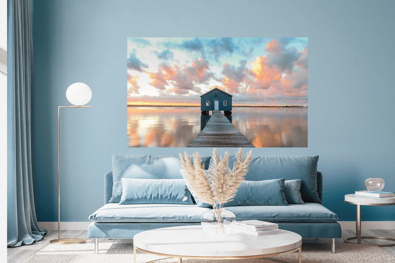 lounge-canvas-wall-perth-blue-boat-house