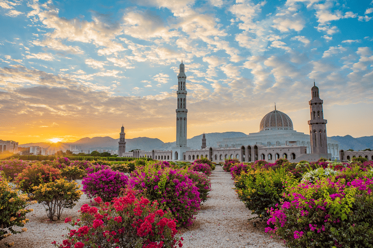 middle-east-oman-muscat-mosque-sunrise