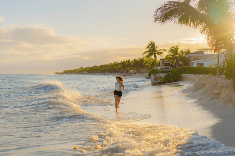 north-america-mexico-tulum-beach-woman-running